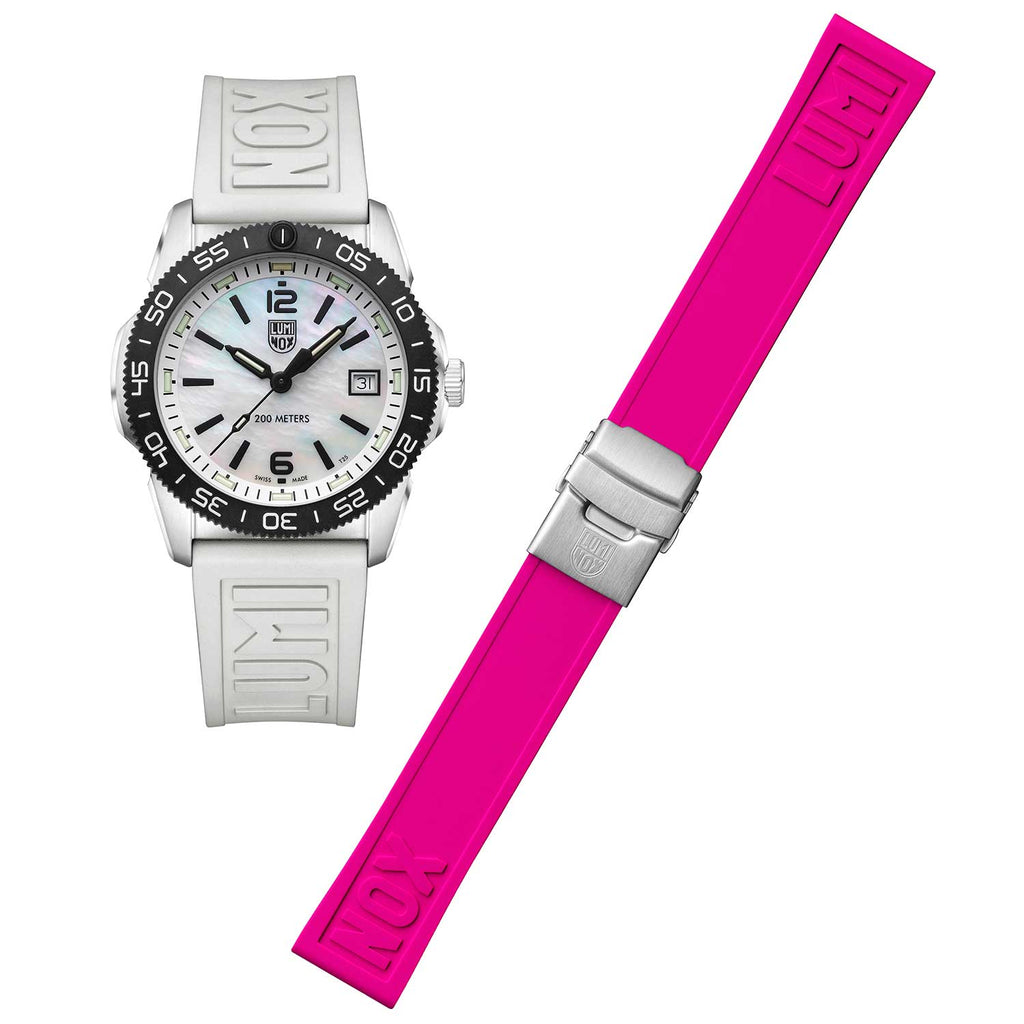 RELÓGIO LUMINOX PACIFIC DIVER 3128M.SET *Safira *39mm *Swiss Made