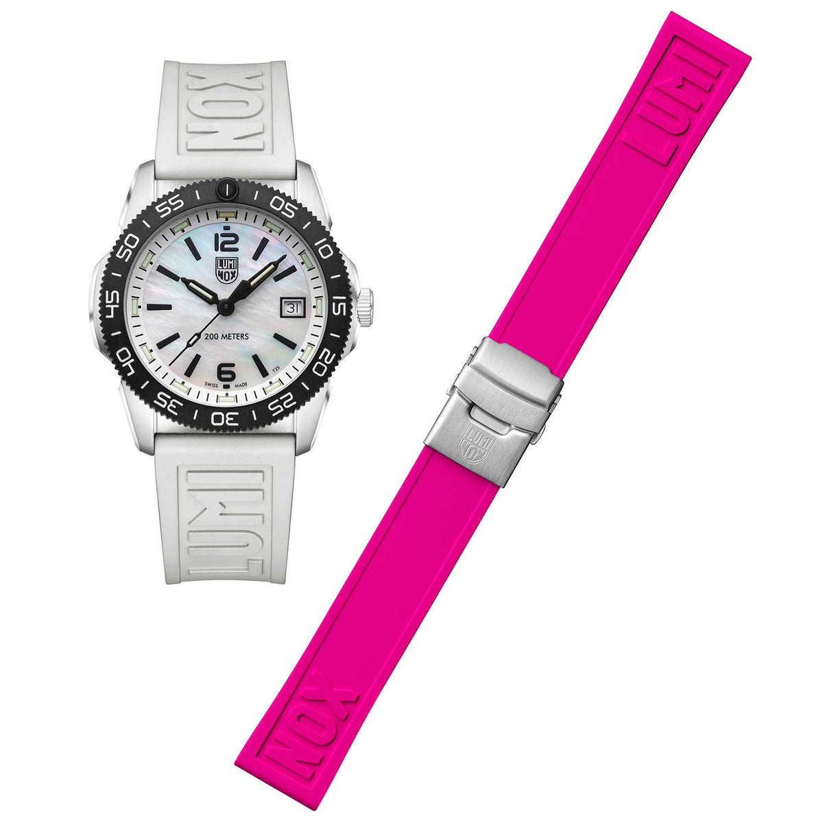 RELÓGIO LUMINOX PACIFIC DIVER 3128M.SET *Safira *39mm *Swiss Made