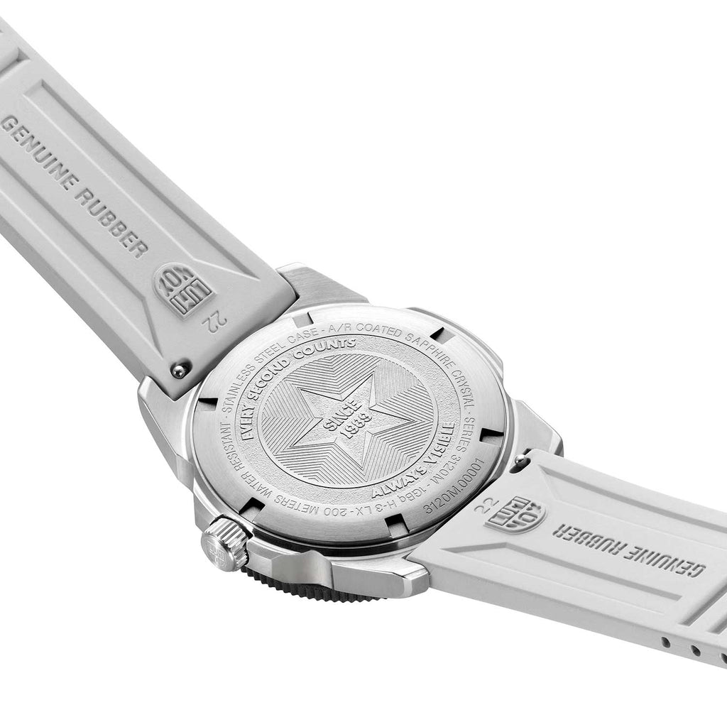 RELÓGIO LUMINOX PACIFIC DIVER 3128M.SET *Safira *39mm *Swiss Made