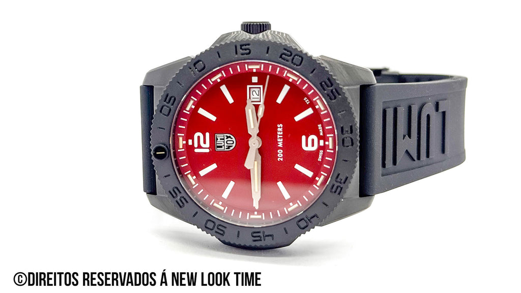 RELÓGIO LUMINOX PACIFIC DIVER XS.3135.B *Safira *44mm *Swiss Made
