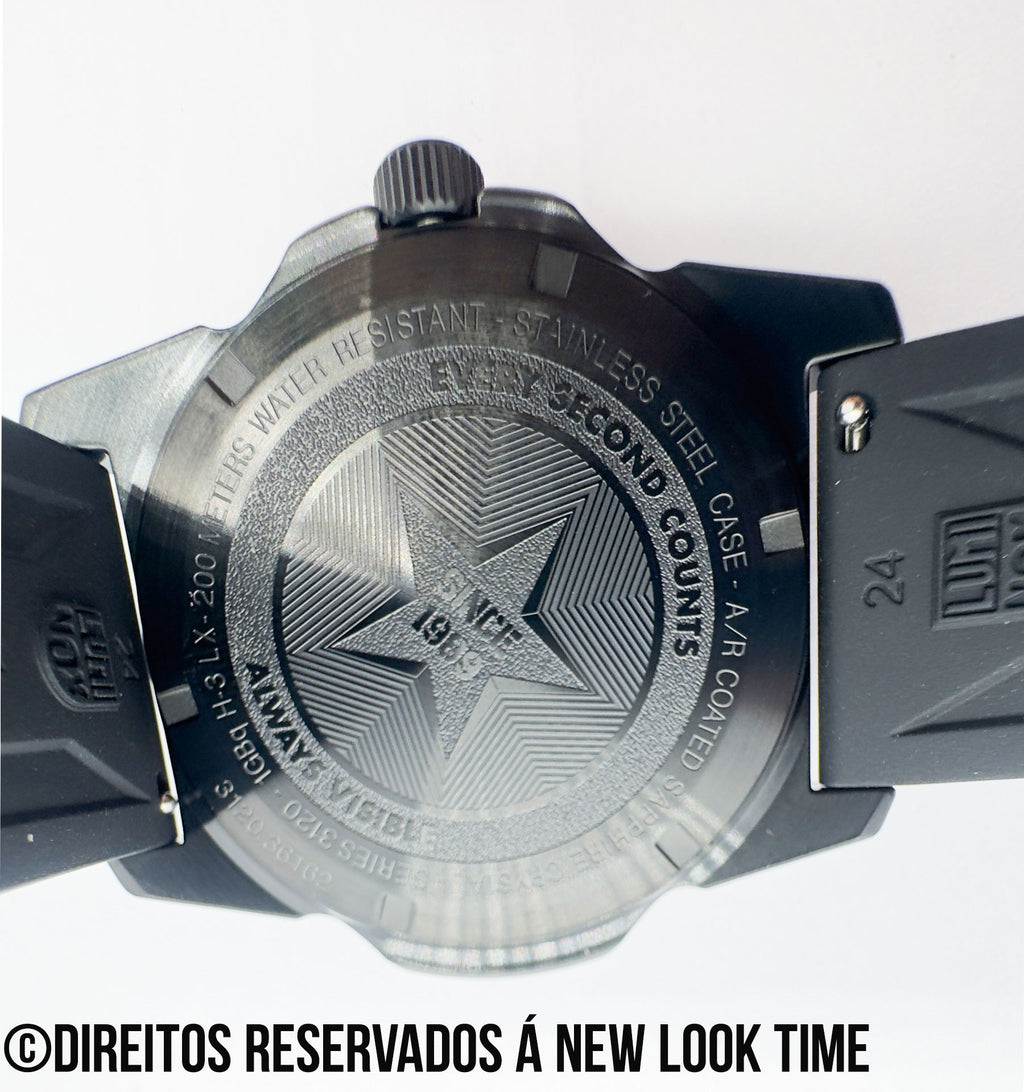 RELÓGIO LUMINOX PACIFIC DIVER XS.3135.B *Safira *44mm *Swiss Made