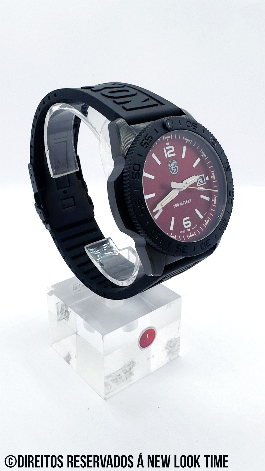 RELÓGIO LUMINOX PACIFIC DIVER XS.3135.B *Safira *44mm *Swiss Made