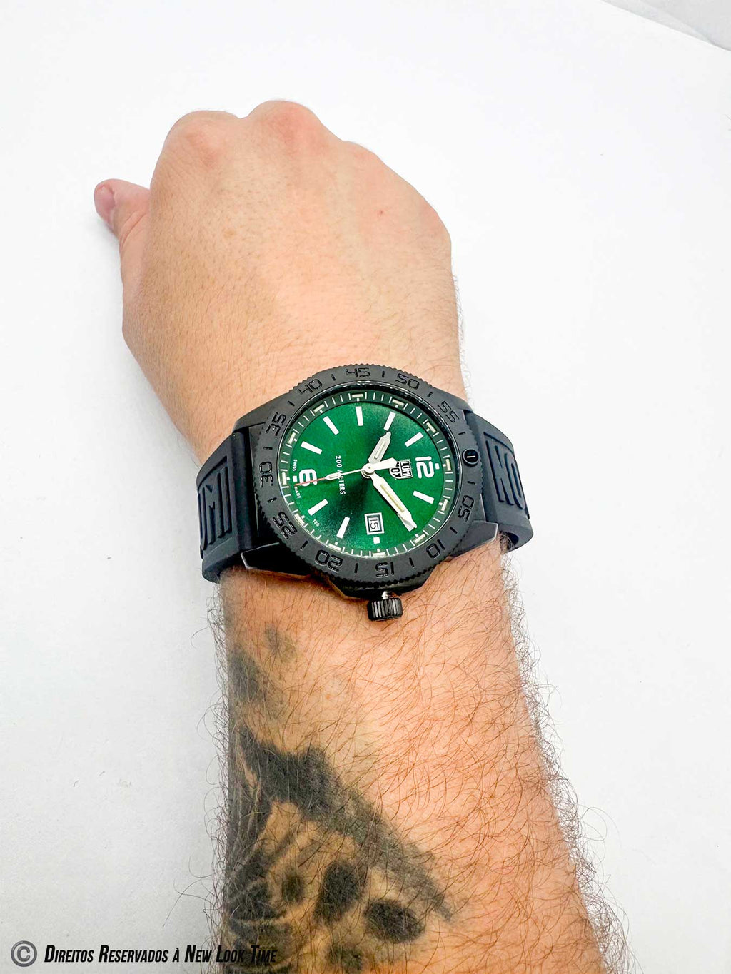 RELÓGIO LUMINOX PACIFIC DIVER XS.3137.B *Safira *44mm *Swiss Made