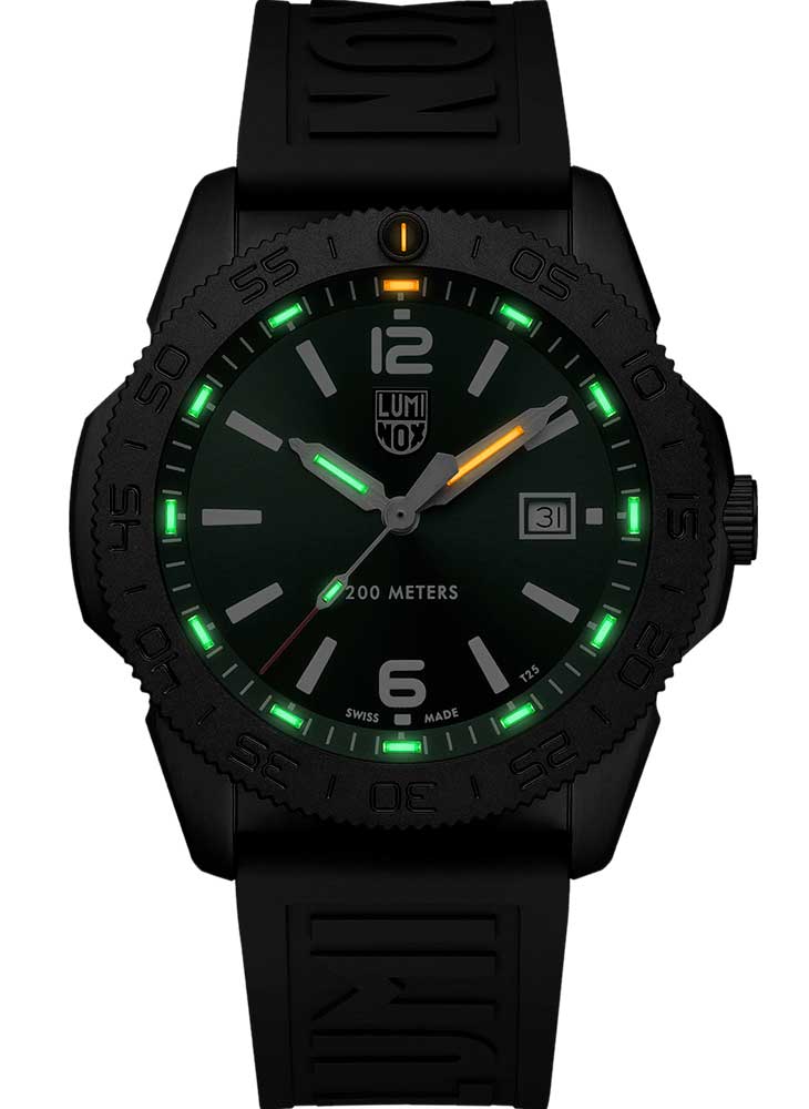 RELÓGIO LUMINOX PACIFIC DIVER XS.3137.B *Safira *44mm *Swiss Made