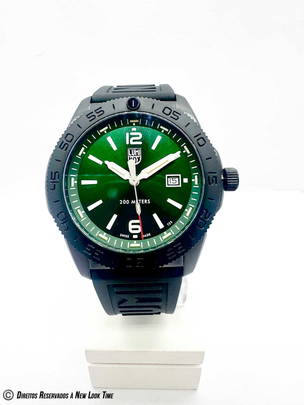 RELÓGIO LUMINOX PACIFIC DIVER XS.3137.B *Safira *44mm *Swiss Made