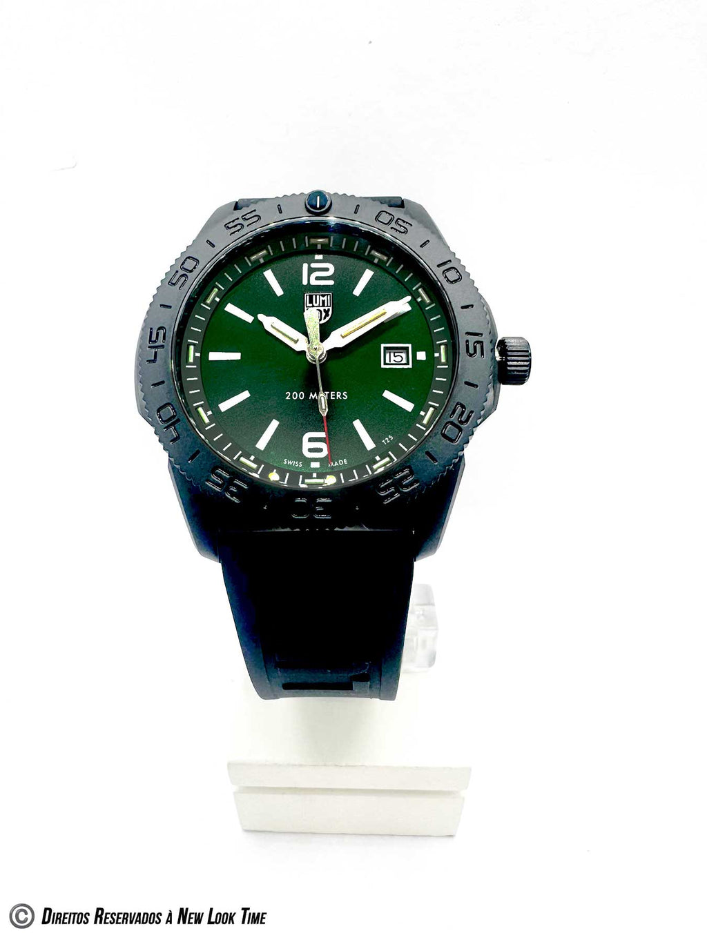 RELÓGIO LUMINOX PACIFIC DIVER XS.3137.B *Safira *44mm *Swiss Made
