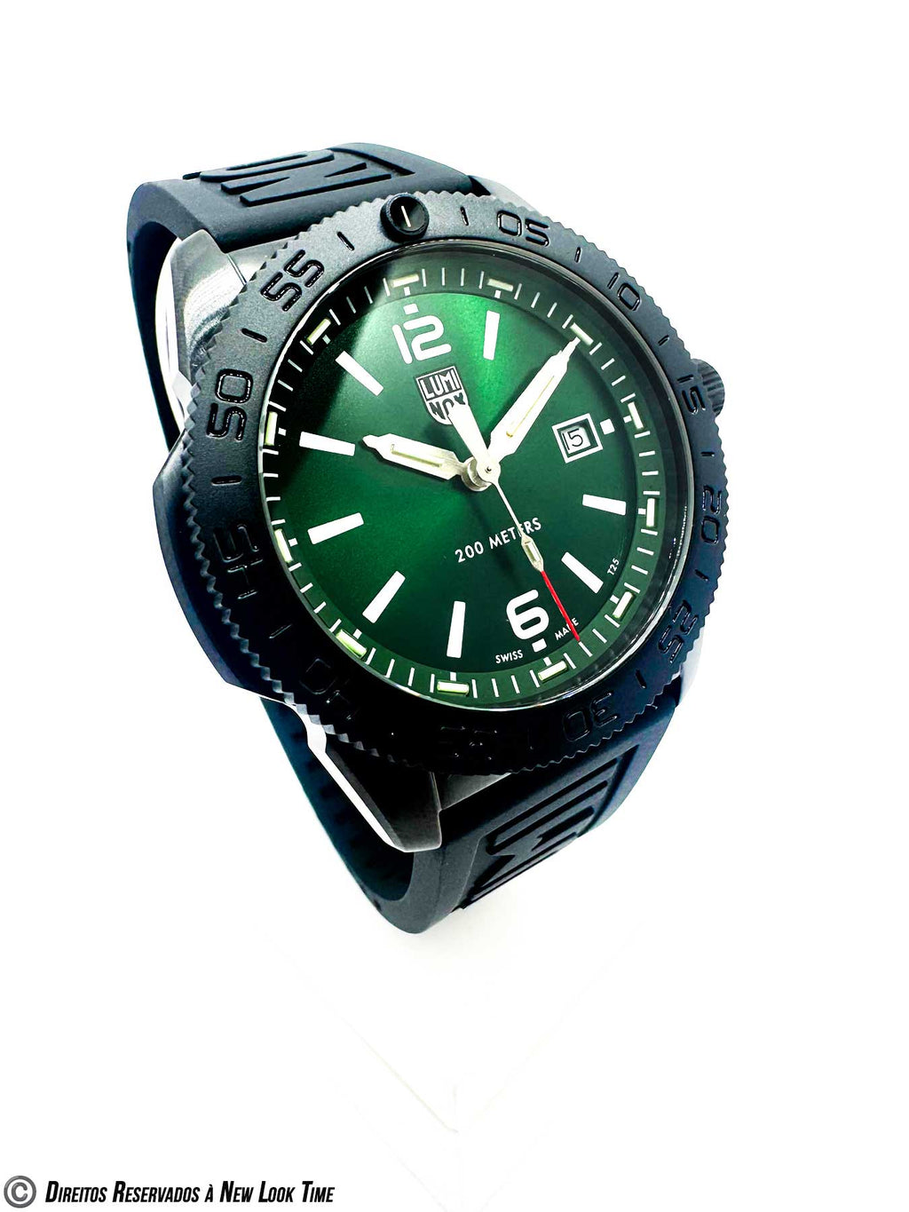 RELÓGIO LUMINOX PACIFIC DIVER XS.3137.B *Safira *44mm *Swiss Made