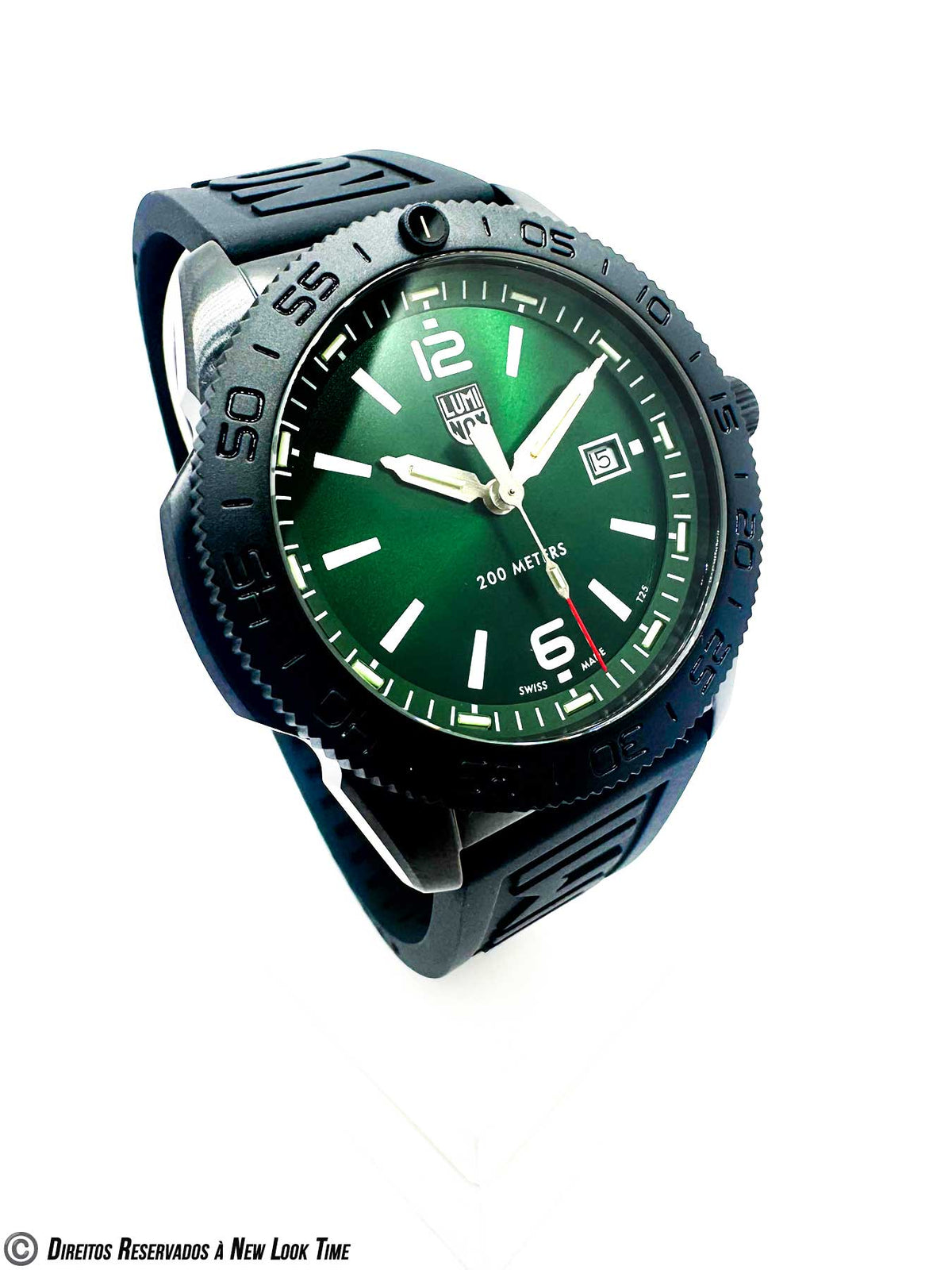 RELÓGIO LUMINOX PACIFIC DIVER XS.3137.B *Safira *44mm *Swiss Made