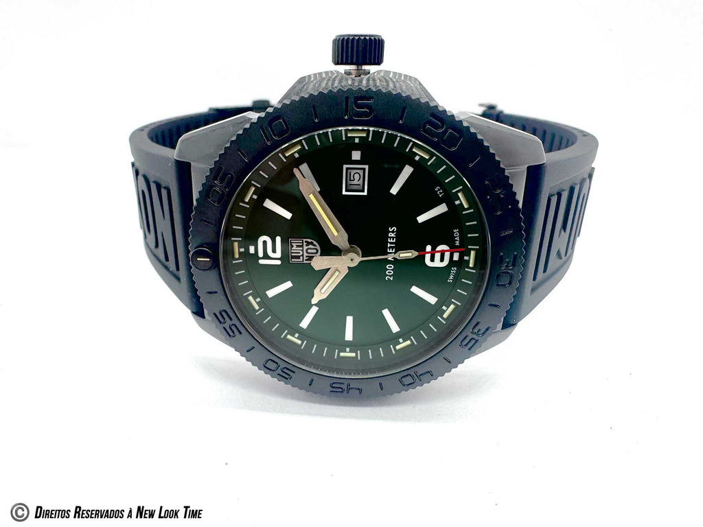 RELÓGIO LUMINOX PACIFIC DIVER XS.3137.B *Safira *44mm *Swiss Made