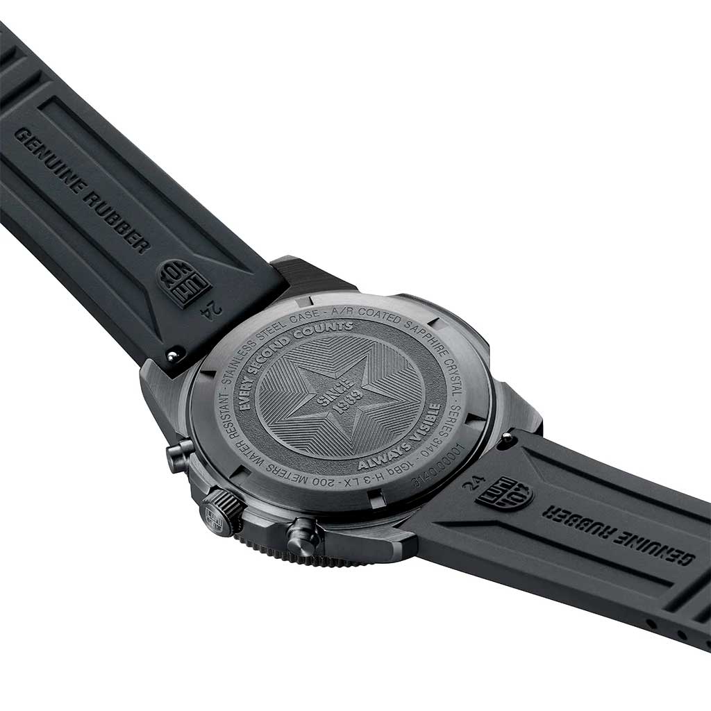 RELÓGIO LUMINOX PACIFIC DIVER CHRONOGRAPH XS.3141.BO.1 44mm *Safira *Swiss Made