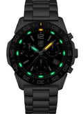RELÓGIO LUMINOX PACIFIC DIVER CRONOGRAPH 3142 44mm *Safira *Swiss Made
