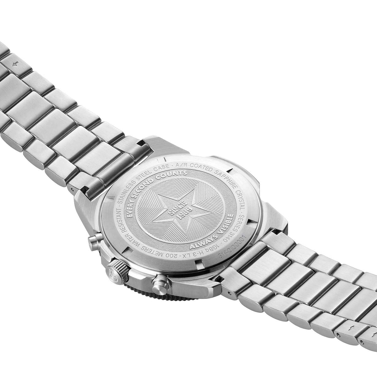 RELÓGIO LUMINOX PACIFIC DIVER CRONOGRAPH 3142 44mm *Safira *Swiss Made