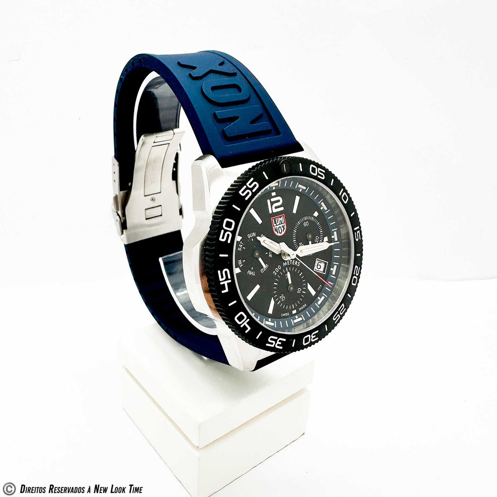 RELÓGIO LUMINOX PACIFIC DIVER CRONOGRAPH 3143 *Safira *44mm *Swiss Made
