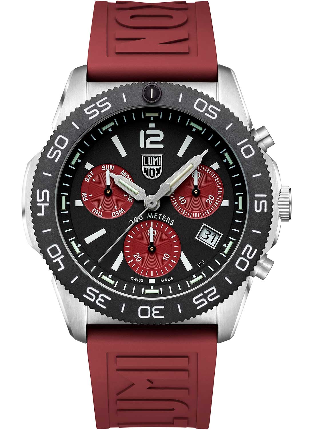 RELÓGIO LUMINOX PACIFIC DIVER CRONOGRAPH 3155.1 *Safira *44mm *Swiss Made