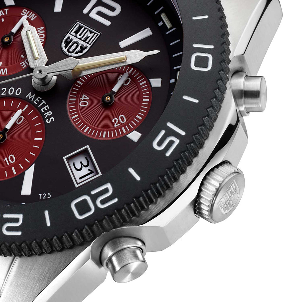 RELÓGIO LUMINOX PACIFIC DIVER CRONOGRAPH 3155.1 *Safira *44mm *Swiss Made
