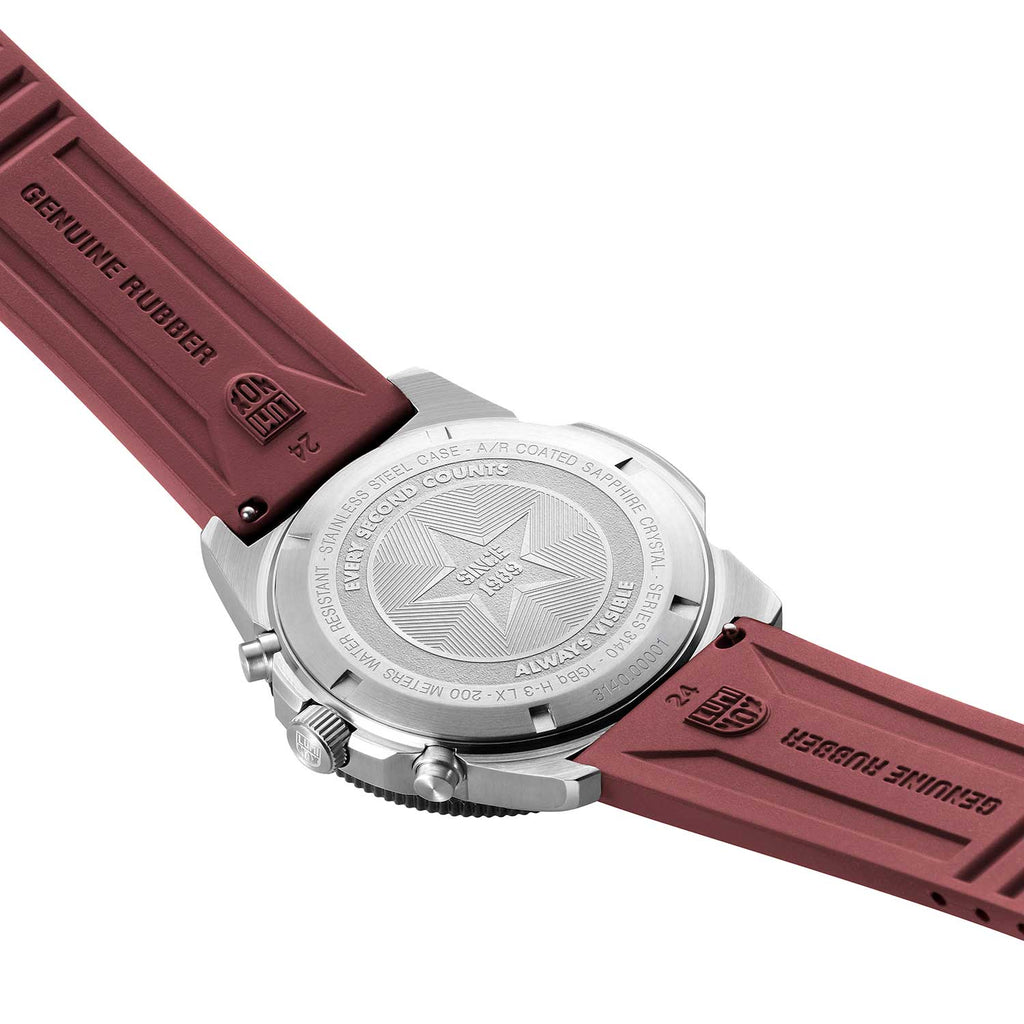 RELÓGIO LUMINOX PACIFIC DIVER CRONOGRAPH 3155.1 *Safira *44mm *Swiss Made