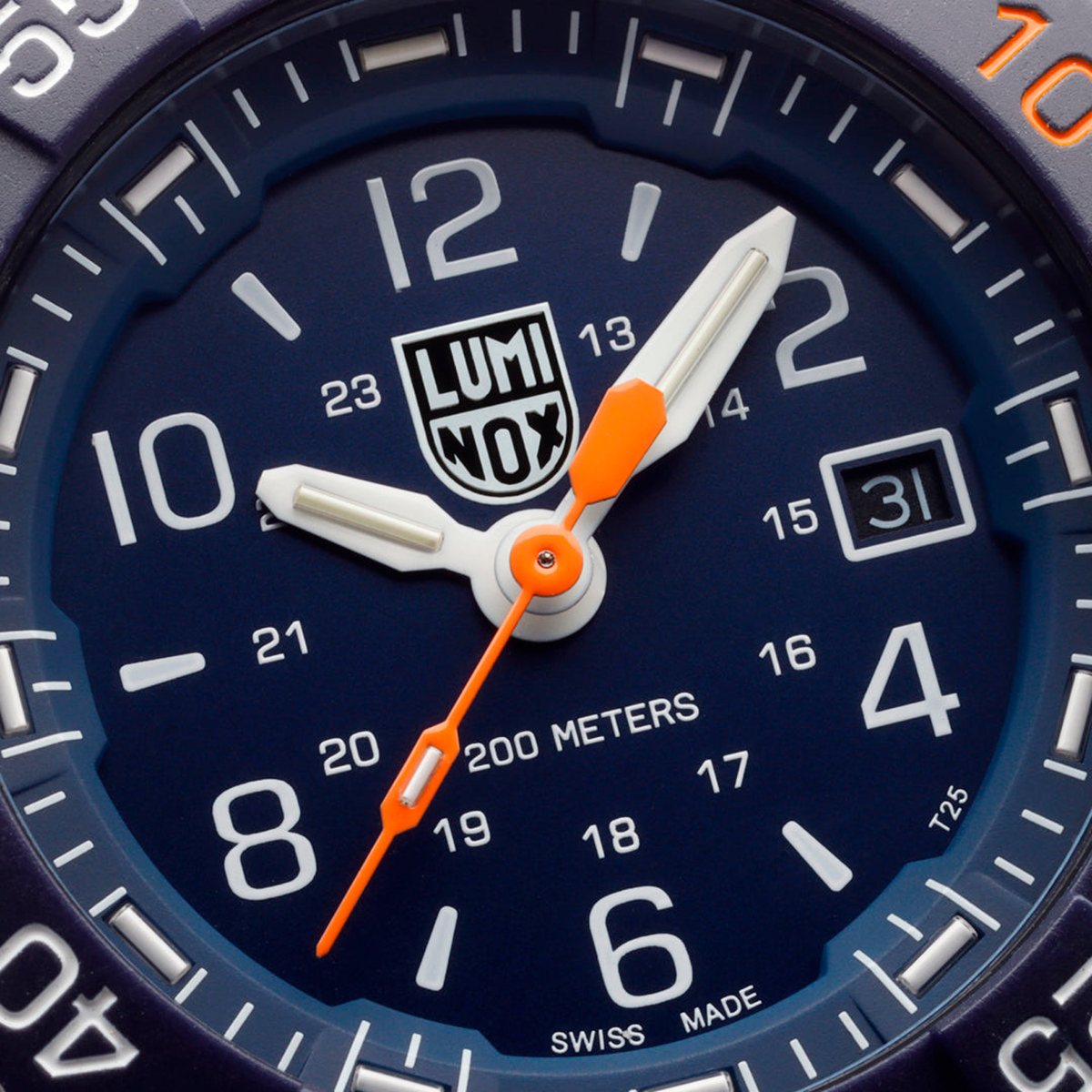 RELÓGIO LUMINOX NAVY SEAL FOUNDATION 3253 *45MM *Safira *Swiss Made *Kit Pulseira Extra