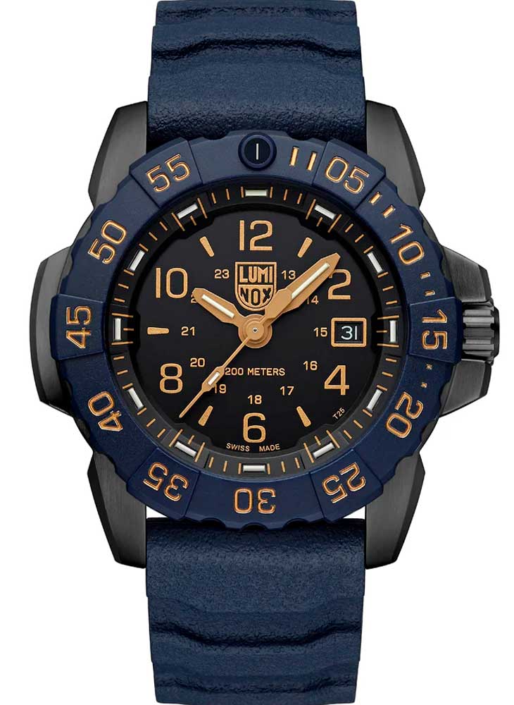 RELÓGIO LUMINOX NAVY SEAL FOUNDATION 3255 *45MM *Safira *Swiss Made
