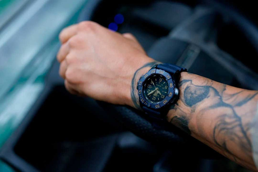 RELÓGIO LUMINOX NAVY SEAL FOUNDATION 3255 *45MM *Safira *Swiss Made