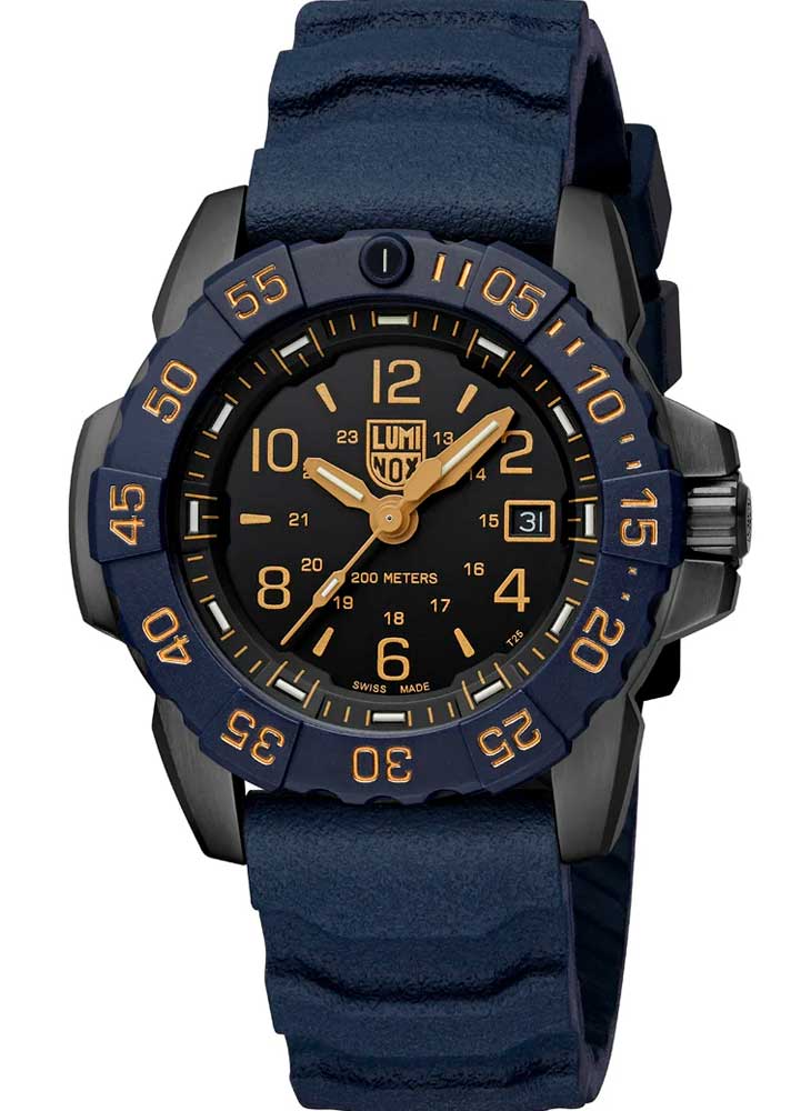RELÓGIO LUMINOX NAVY SEAL FOUNDATION 3255 *45MM *Safira *Swiss Made