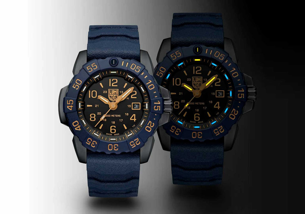 RELÓGIO LUMINOX NAVY SEAL FOUNDATION 3255 *45MM *Safira *Swiss Made