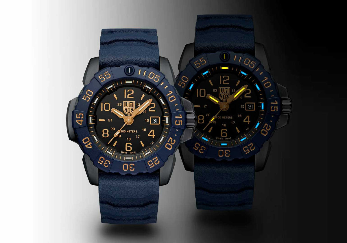RELÓGIO LUMINOX NAVY SEAL FOUNDATION 3255 *45MM *Safira *Swiss Made