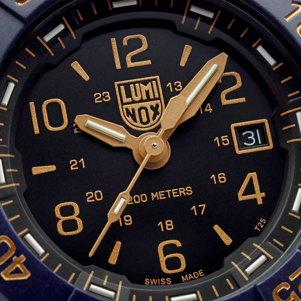 RELÓGIO LUMINOX NAVY SEAL FOUNDATION 3255 *45MM *Safira *Swiss Made
