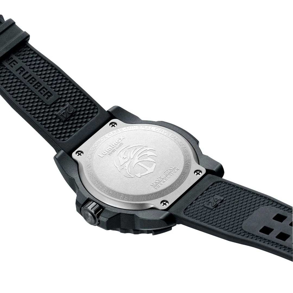 RELÓGIO LUMINOX NAVY SEAL FOUNDATION 3517.NSF.SET *45MM *Kit 2 pulseiras