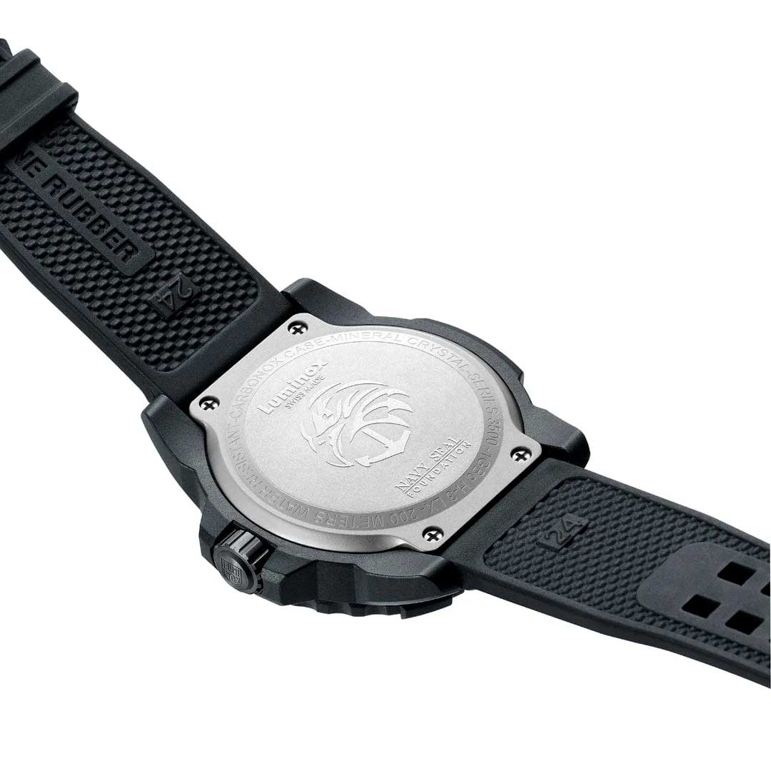 RELÓGIO LUMINOX NAVY SEAL FOUNDATION 3517.NSF.SET *45MM *Kit 2 pulseiras