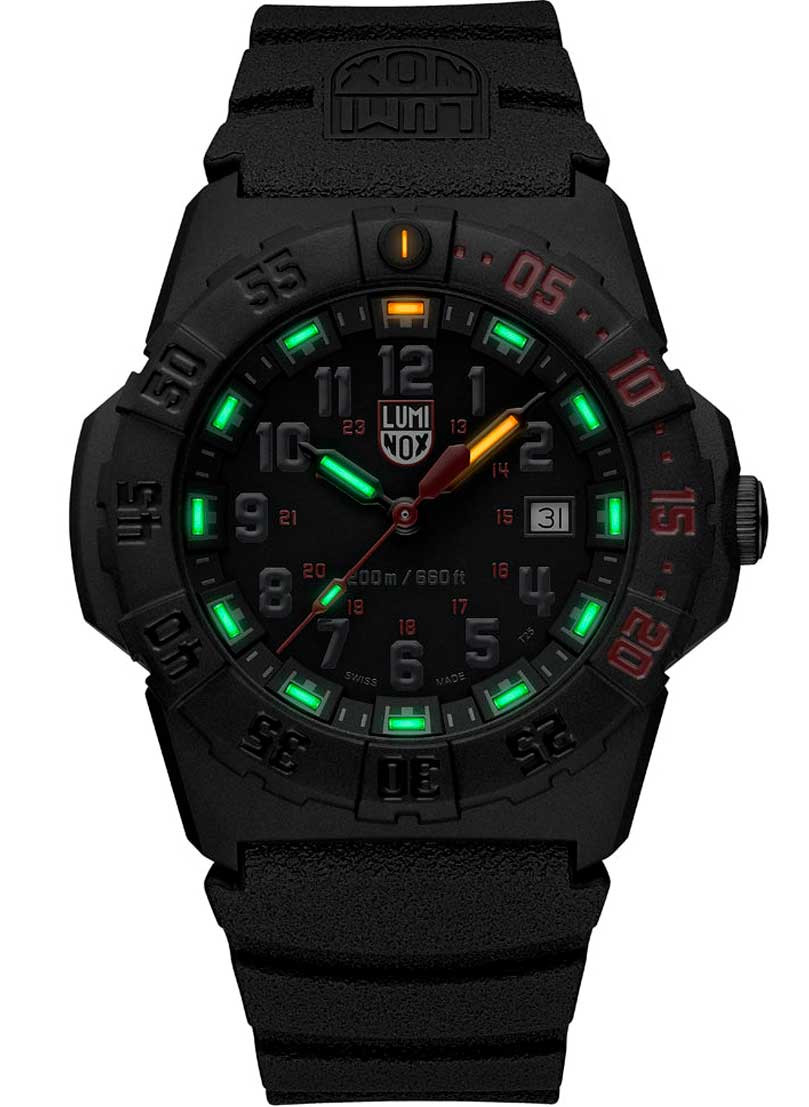 RELÓGIO LUMINOX NAVY SEAL 3565 *45MM *Swiss Made