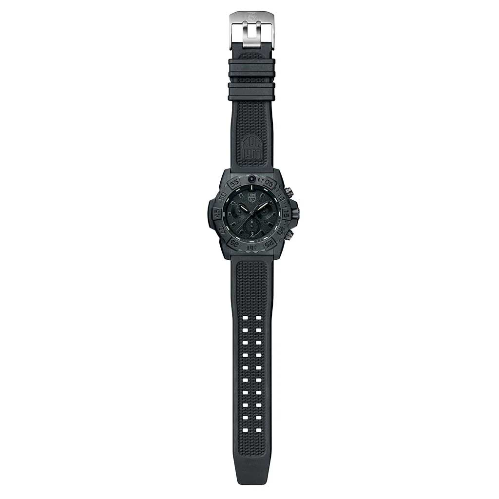 RELÓGIO LUMINOX NAVY SEAL CHRONOGRAPH 3581 BLACKOUT *45mm *Swiss Made