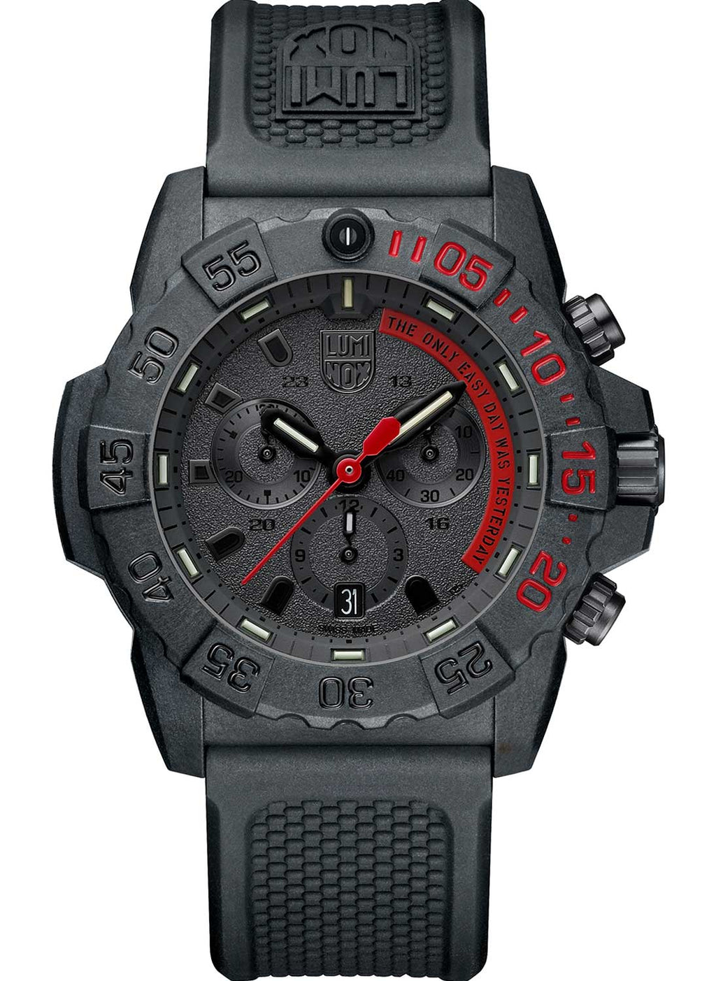 RELÓGIO LUMINOX NAVY SEAL CHRONOGRAPH 3581.EY *45mm *Swiss Made