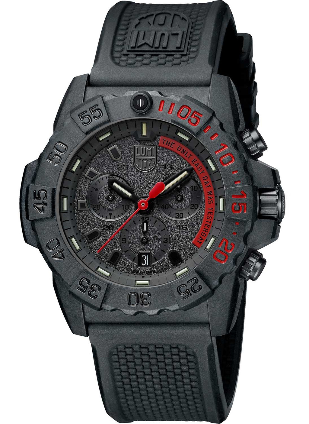 RELÓGIO LUMINOX NAVY SEAL CHRONOGRAPH 3581.EY *45mm *Swiss Made