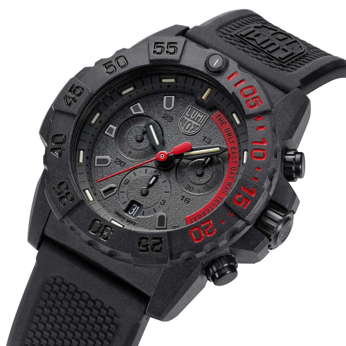 RELÓGIO LUMINOX NAVY SEAL CHRONOGRAPH 3581.EY *45mm *Swiss Made