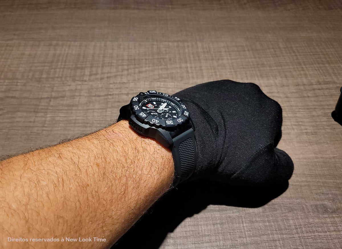 RELÓGIO LUMINOX NAVY SEAL CHRONOGRAPH 3581 *45mm *Swiss Made