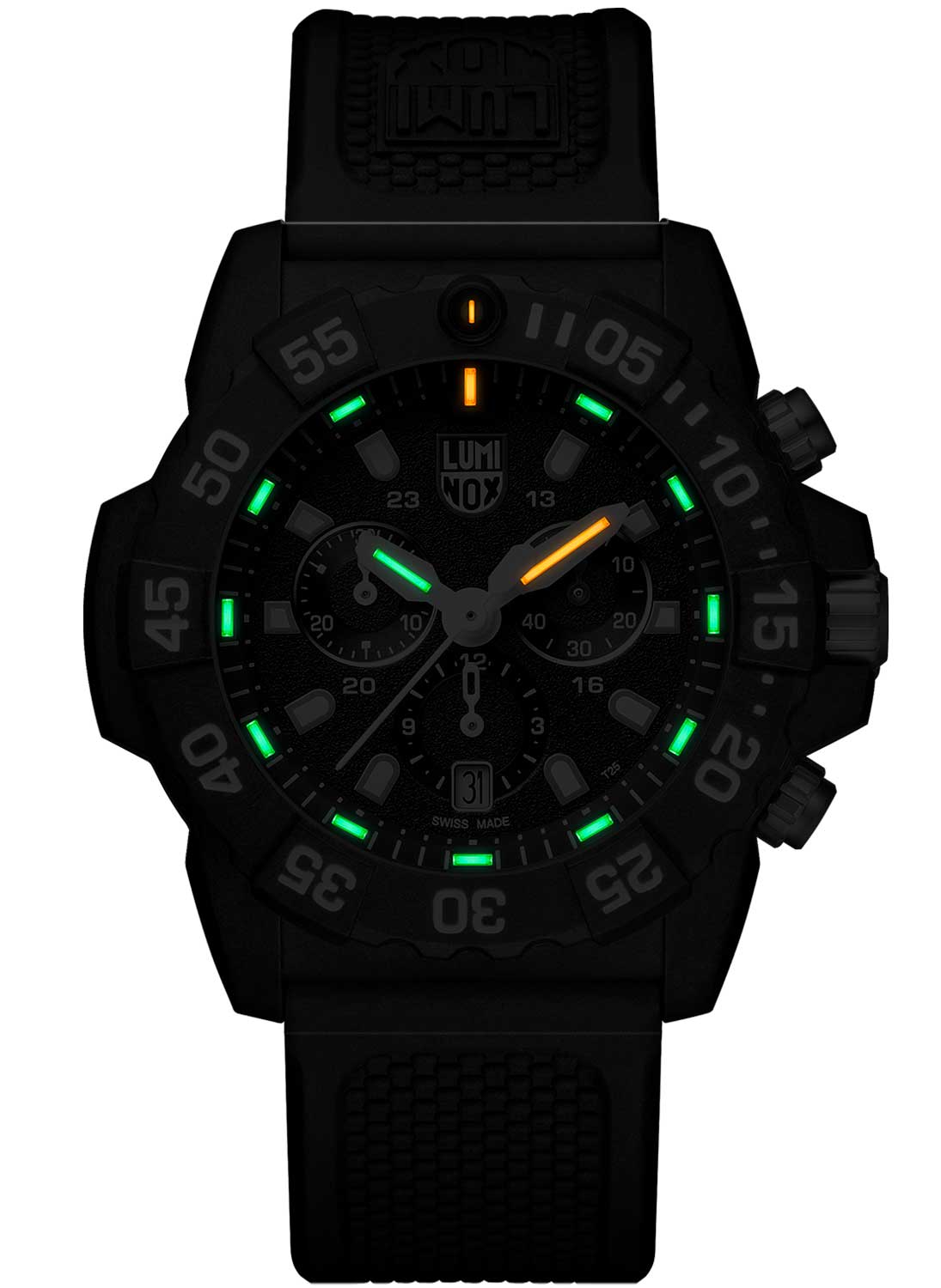 RELÓGIO LUMINOX NAVY SEAL CHRONOGRAPH 3581 *45mm *Swiss Made