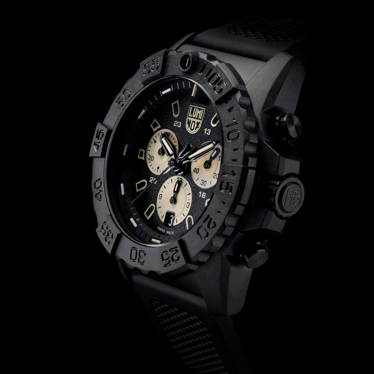 RELÓGIO LUMINOX NAVY SEAL CHRONOGRAPH XS.3587 *45mm *Swiss Made