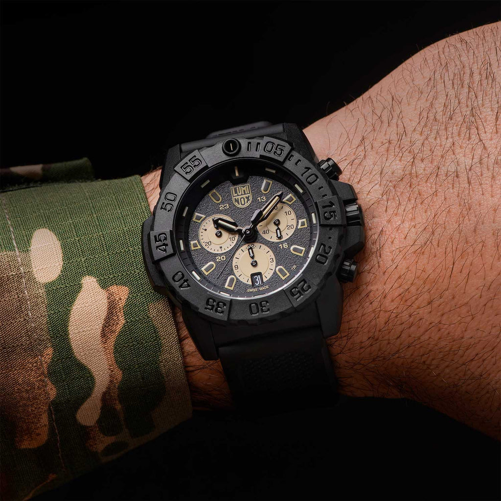 RELÓGIO LUMINOX NAVY SEAL CHRONOGRAPH XS.3587 *45mm *Swiss Made