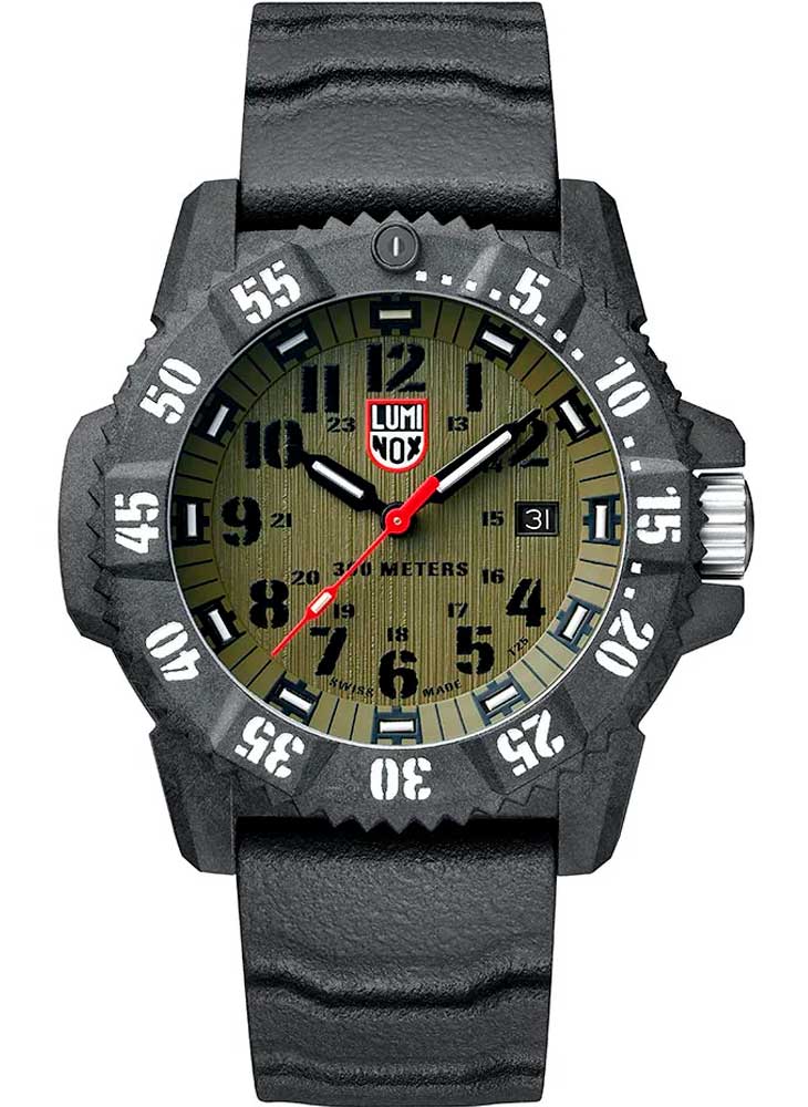 RELÓGIO LUMINOX MASTER CARBON SEAL 3813 *Safira *46 MM *Swiss Made