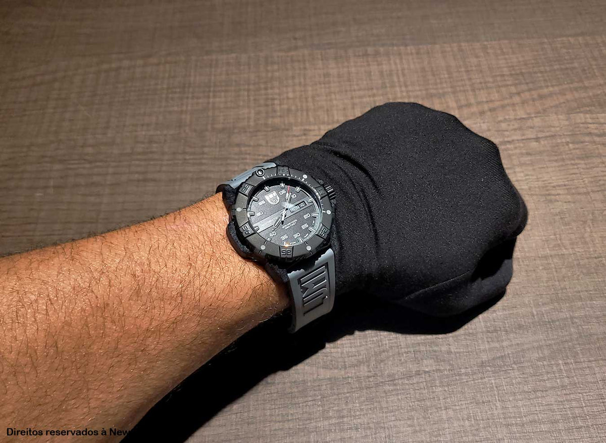 RELÓGIO LUMINOX AUTOMÁTICO MASTER CARBON SEAL 3862 *Safira *45 MM *Swiss Made