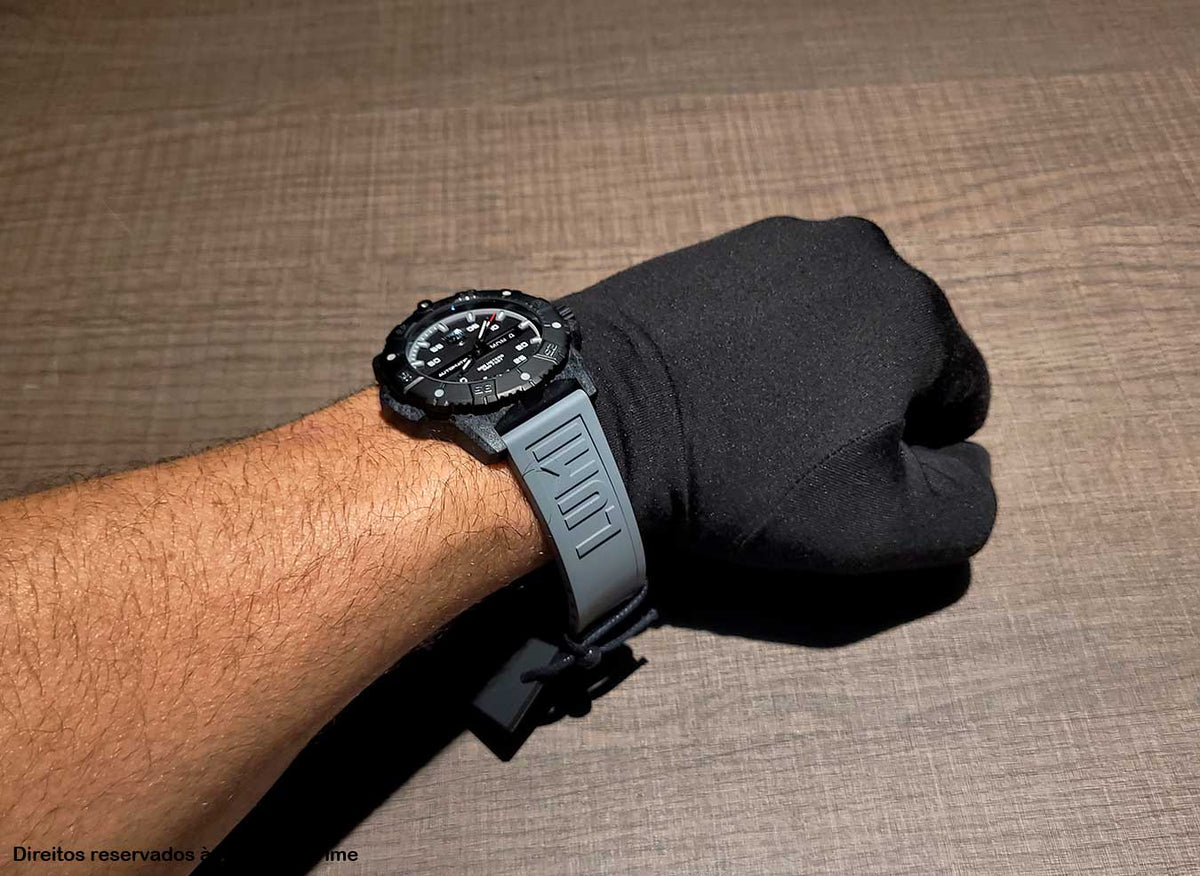 RELÓGIO LUMINOX AUTOMÁTICO MASTER CARBON SEAL 3862 *Safira *45 MM *Swiss Made