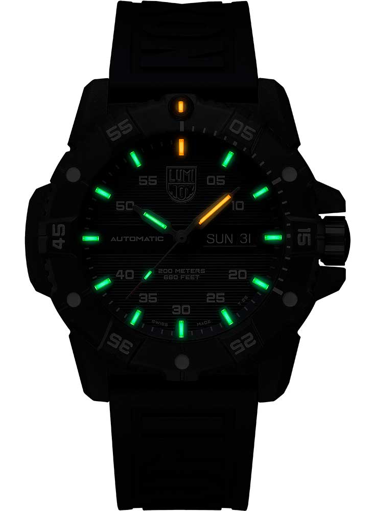 RELÓGIO LUMINOX AUTOMÁTICO MASTER CARBON SEAL 3862 *Safira *45 MM *Swiss Made