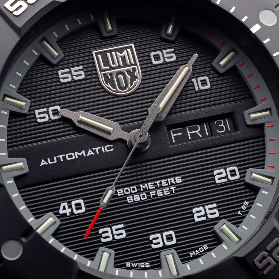 RELÓGIO LUMINOX AUTOMÁTICO MASTER CARBON SEAL 3862 *Safira *45 MM *Swiss Made