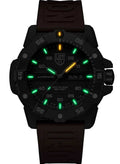 RELÓGIO LUMINOX AUTOMÁTICO MASTER CARBON SEAL 3875 *Safira *45 MM *Swiss Made