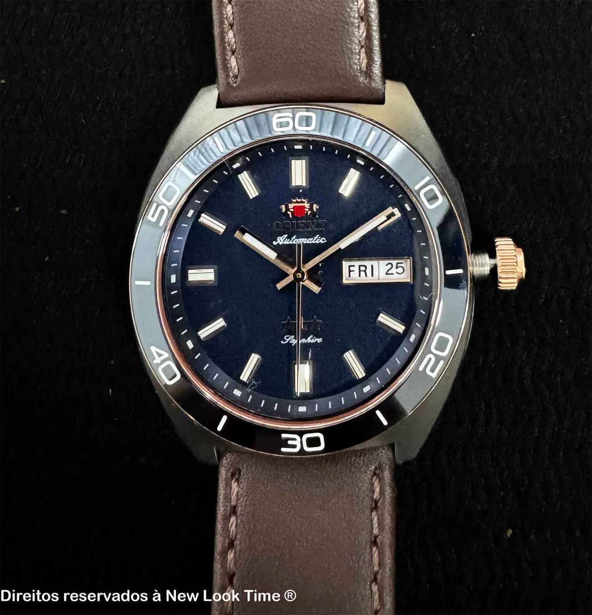 Relógio ORIENT Automático 3 Estrelas Elegance YN6MC019 D1NX