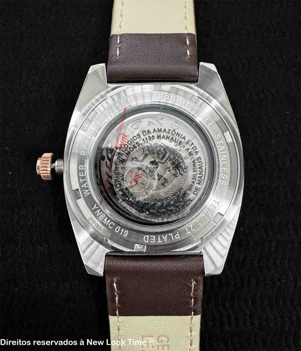 Relógio ORIENT Automático 3 Estrelas Elegance YN6MC019 D1NX
