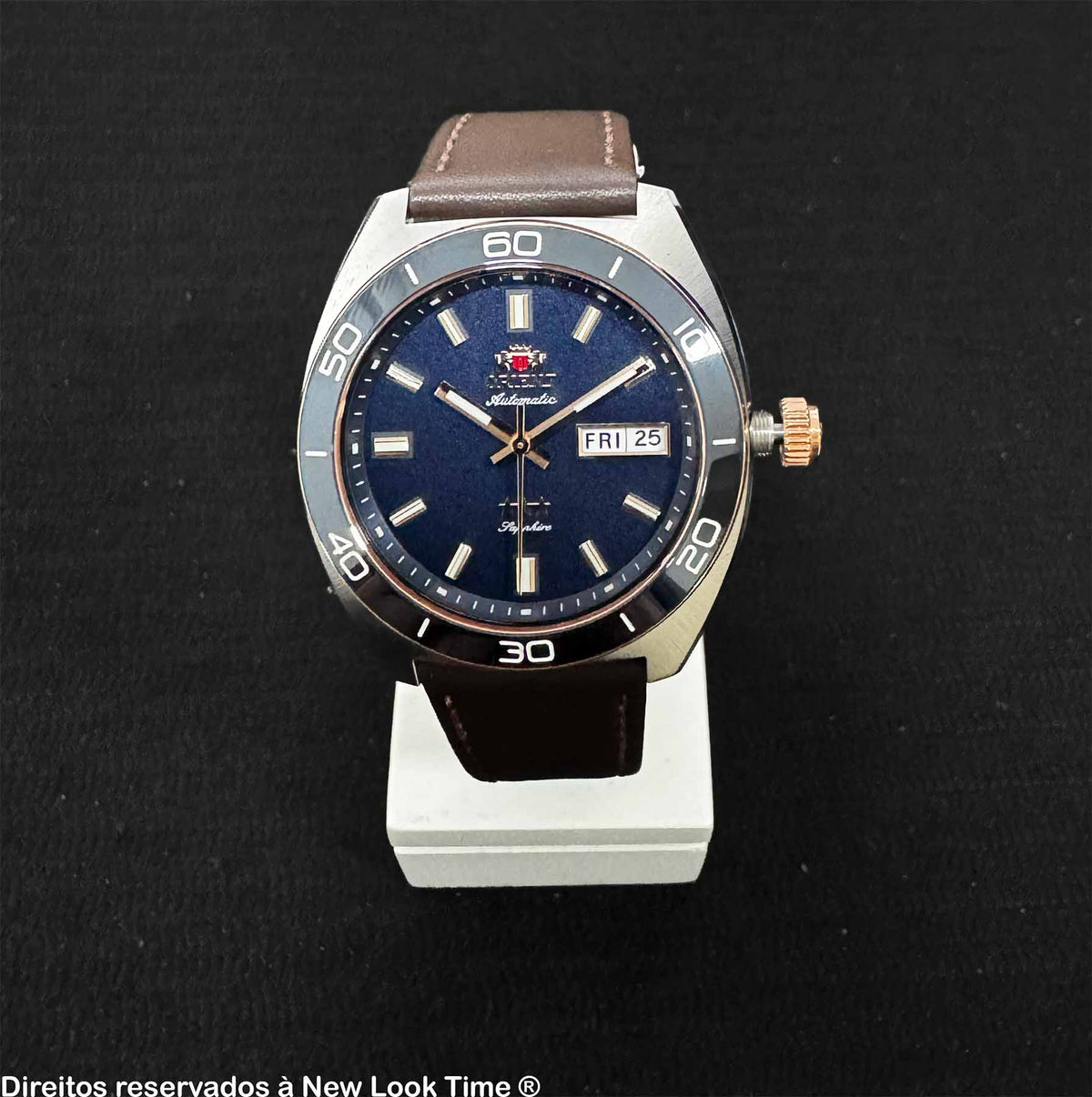 Relógio ORIENT Automático 3 Estrelas Elegance YN6MC019 D1NX