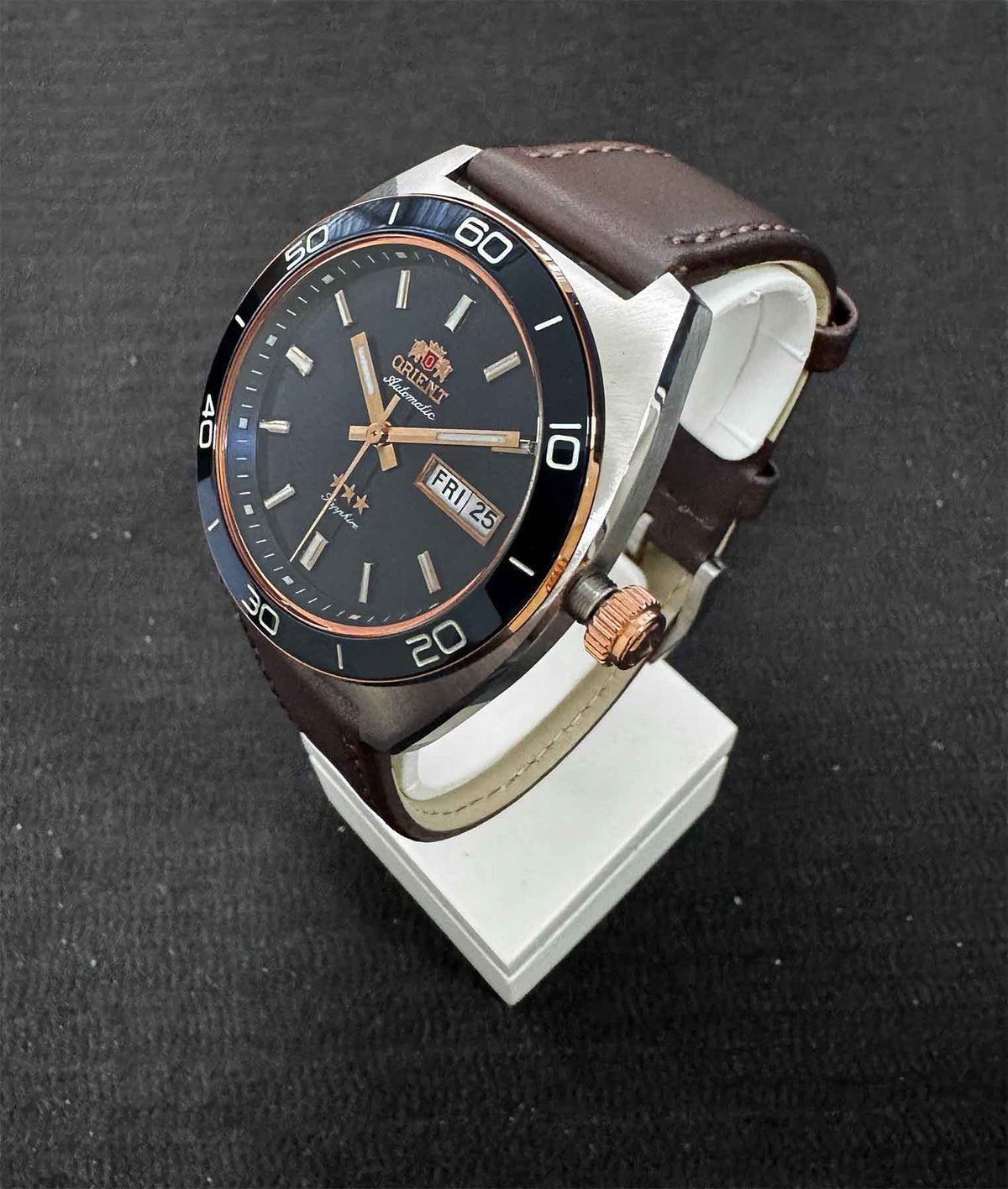 Relógio ORIENT Automático 3 Estrelas Elegance YN6MC019 D1NX
