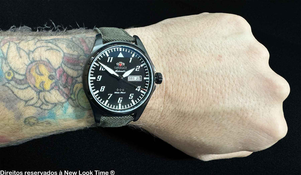 Relógio ORIENT Automático Sport Air Pilot YN6PN010 P2EX