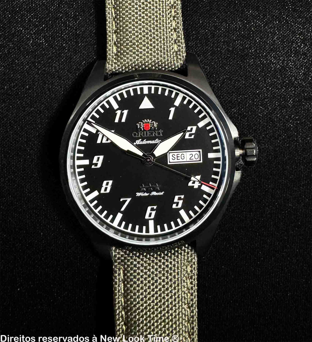 Relógio ORIENT Automático Sport Air Pilot YN6PN010 P2EX